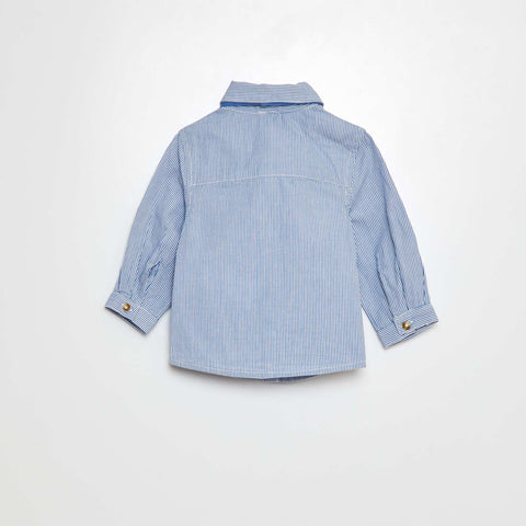 Chemise avec nœud papillon