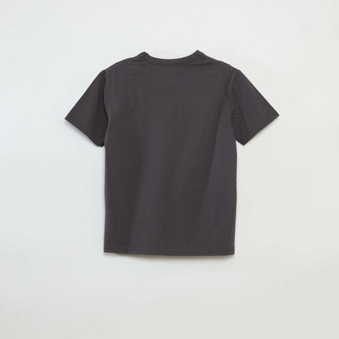 T-shirt basique à manches courtes et col rond