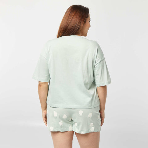 Pyjama court t-shirt + short - 2 pièces