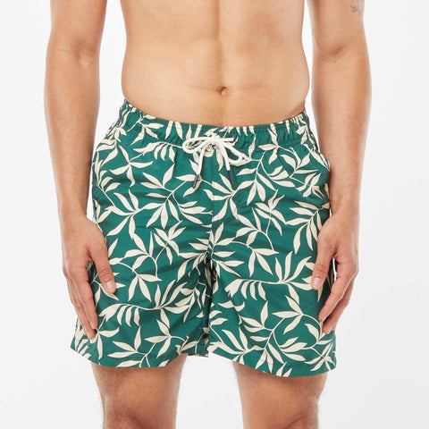 Short de bain motifs palmiers