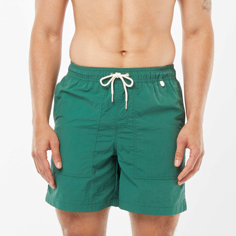 Short de bain basique intérieur rayé