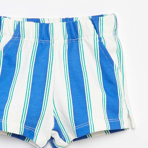 Short en molleton léger à motif