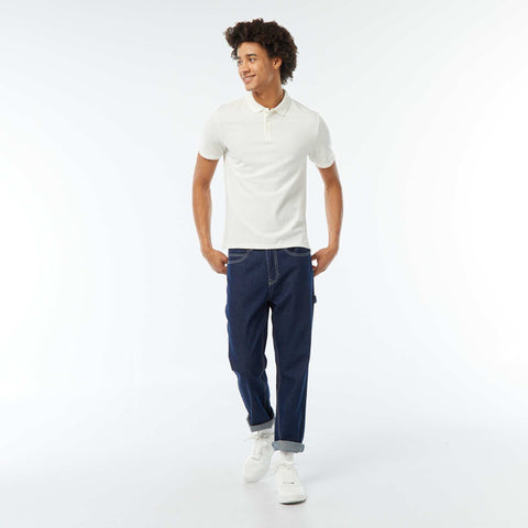 Polo en piqué de coton