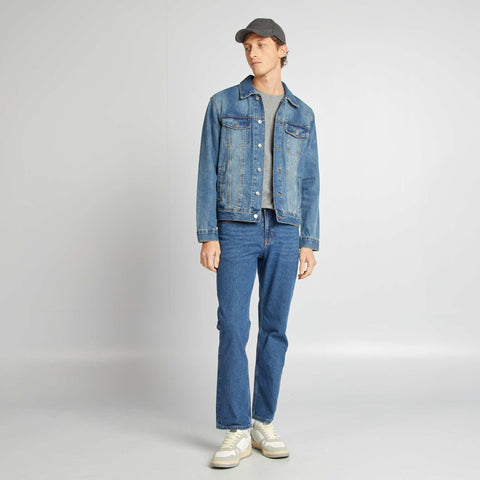Veste denim boutonnée