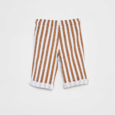 Pantalon droit à imprimé