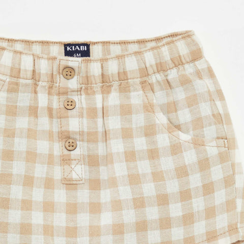 Short avec taille ajustable