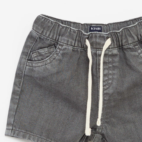 Short uni avec cordons de serrage