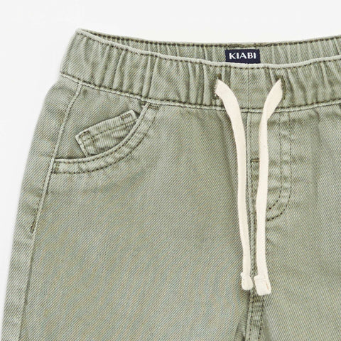 Short uni avec cordons de serrage