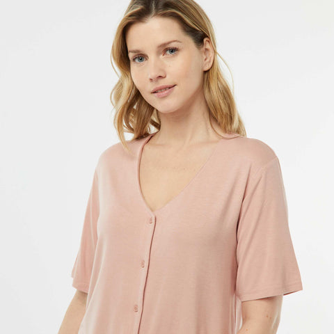 Pyjama long 2 pièces en maille extra-fluide