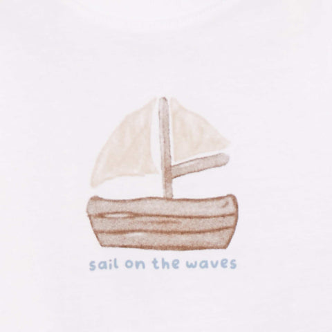 Débardeur imprimé 'bateau'