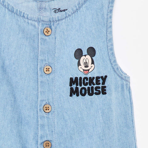 Barboteuse en denim 'Mickey Mouse' 'Disney'