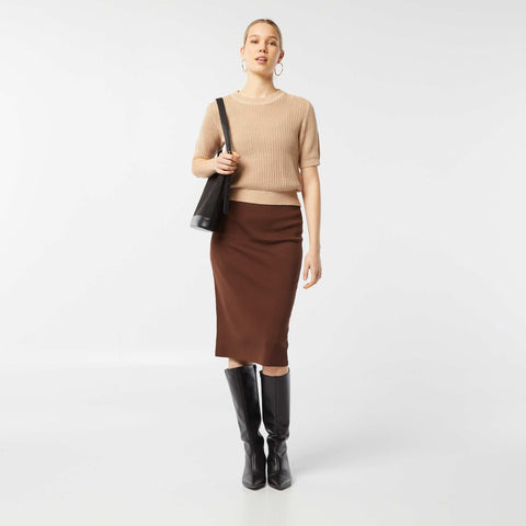 Pull en maille ajourée