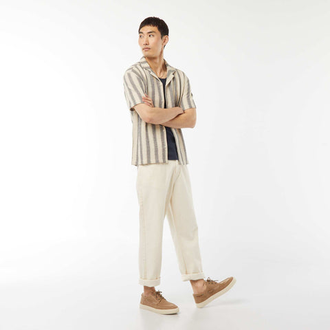 Chemise manches courtes à rayures