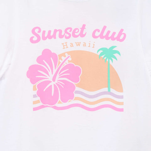 T-shirt en jersey à emmanchures volantées