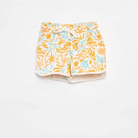 Short en molleton imprimé - Grafik Edition