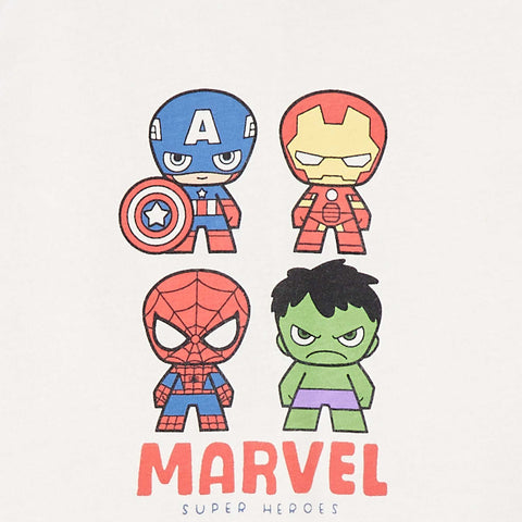 Ensemble tee-shirt + short 'Marvel'