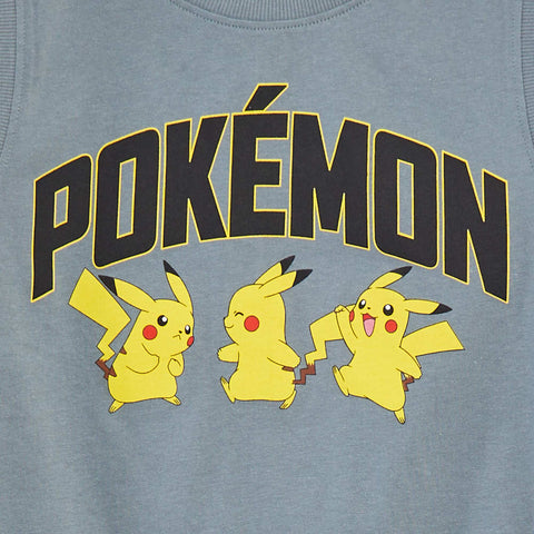 Ensemble pyjama short + t-shirt 'Pokémon' 'Pikachu' - 2 pièces