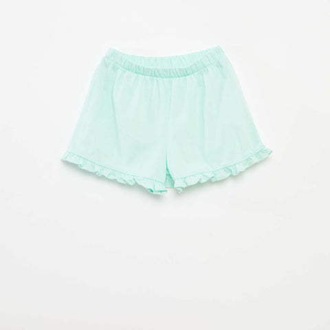 Lot de 2 shorts volantés