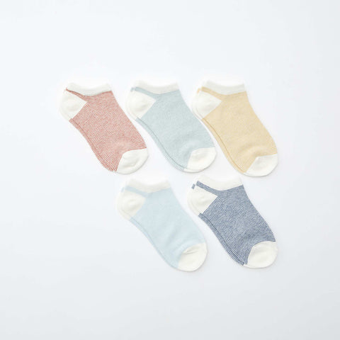 Lot de chaussettes invisibles imprimées