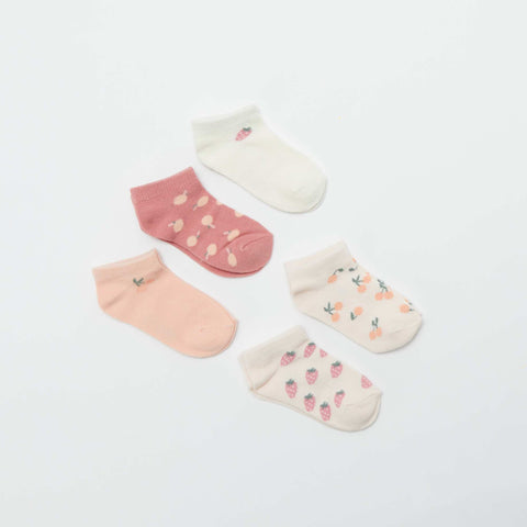 Lot de 5 paires de chaussettes invisibles