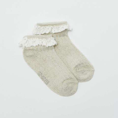 Lot de 3 paires de chaussettes volantées