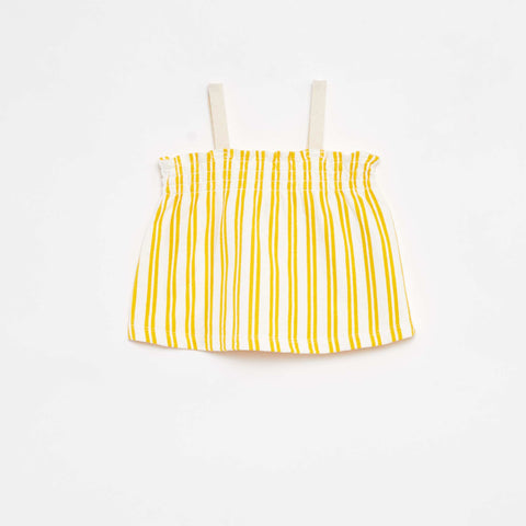 Ensemble top à bretelles + short rayés - 2 pièces