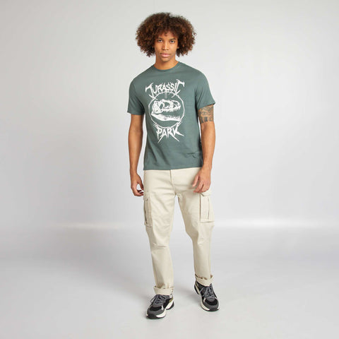 T-shirt 'Jurassic Park' manches courtes