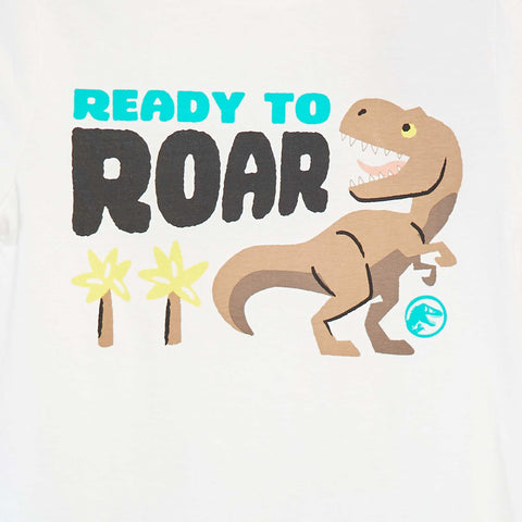 Ensemble tee-shirt + bermuda 'Jurassic Park' - 2 pièces