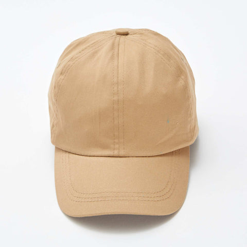 Casquette uni en coton