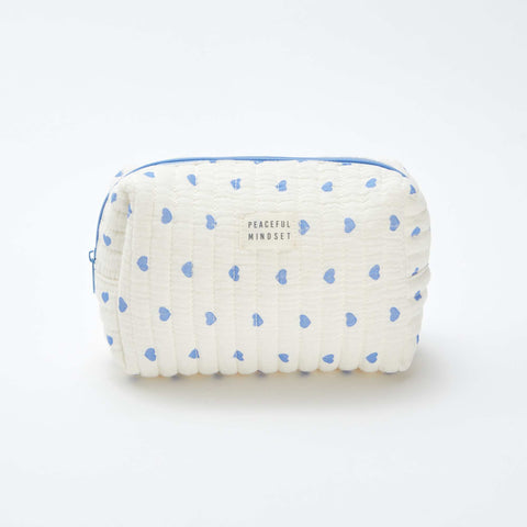 Trousse de toilette en gaze de coton