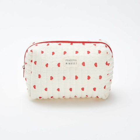 Trousse de toilette en gaze de coton