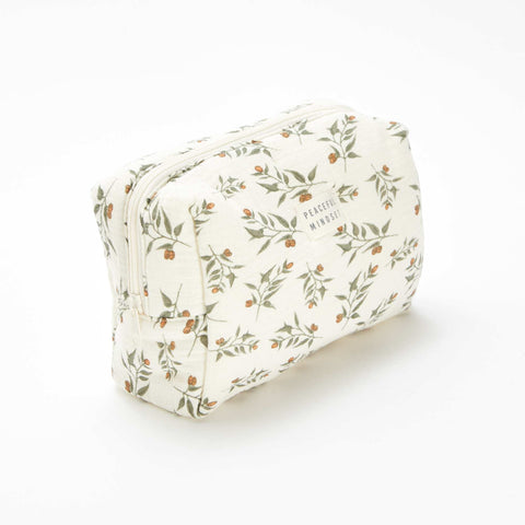 Trousse de toilette en gaze de coton