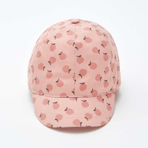 Casquette en toile à motif