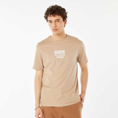 Tee-shirt imprimé à messages