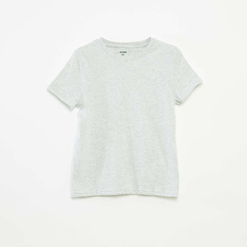 Lot de 2 t-shirts à manches courtes et col rond