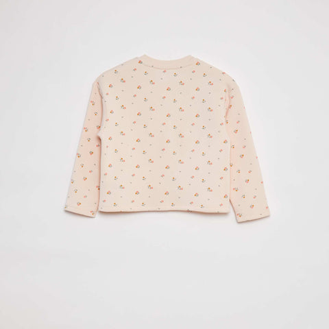 Gilet à manches longues avec ouverture pressions