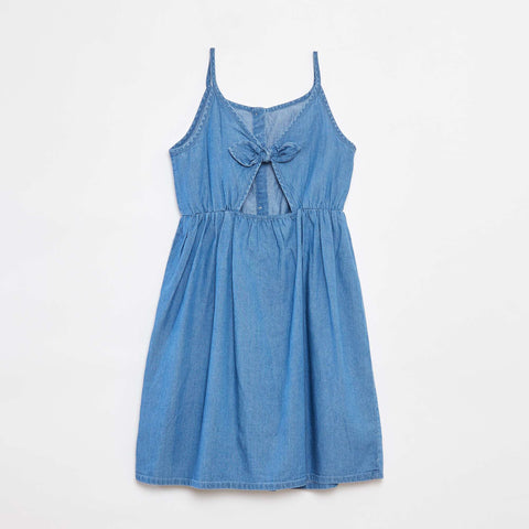 Robe à bretelles en tencel
