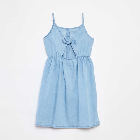 Robe à bretelles en tencel