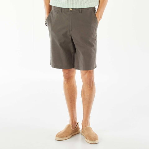 Bermuda chino en lin mélangé