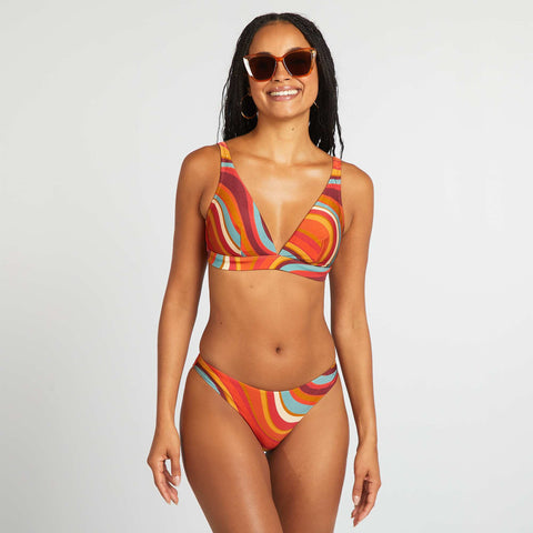Soutien-gorge de bain imprimé psyché