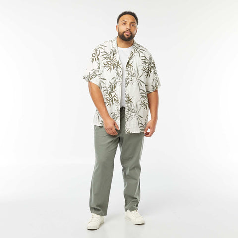 Chemise manches courtes avec motif
