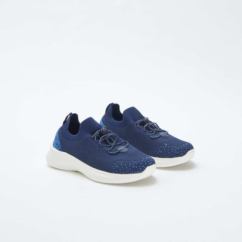 Baskets de running avec lacets élastiques