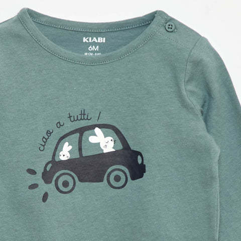T-shirt à manches longues avec animation