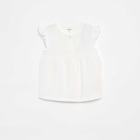 Ensemble pyjama blouse + short en lange - 2 pièces