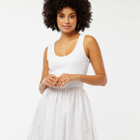 Robe midi effet 2 en 1