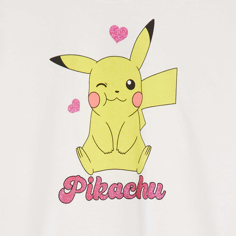 Robe sweat 'Pikachu' 'Pokémon' imprimée