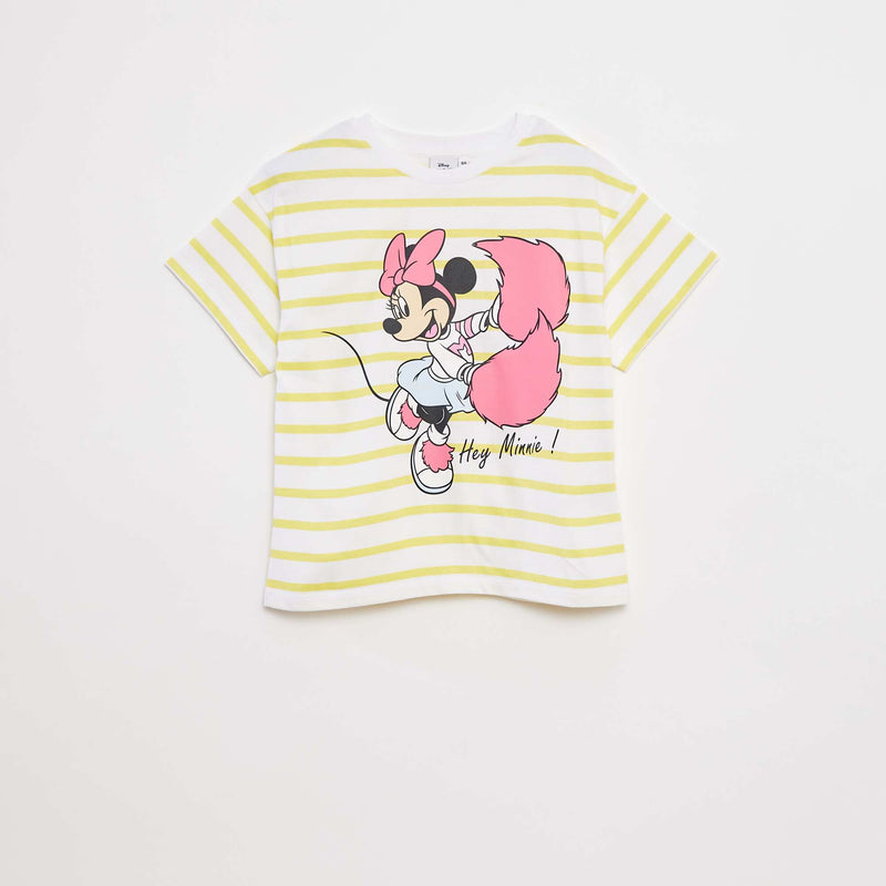 T-shirt imprimé 'Minnie' – Jaune – Kiabi Maroc