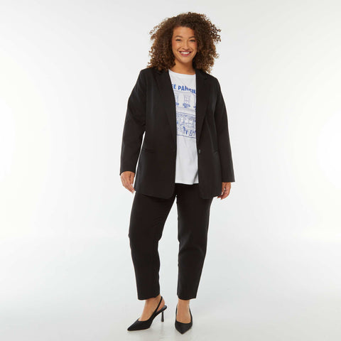 Veste de tailleur longue