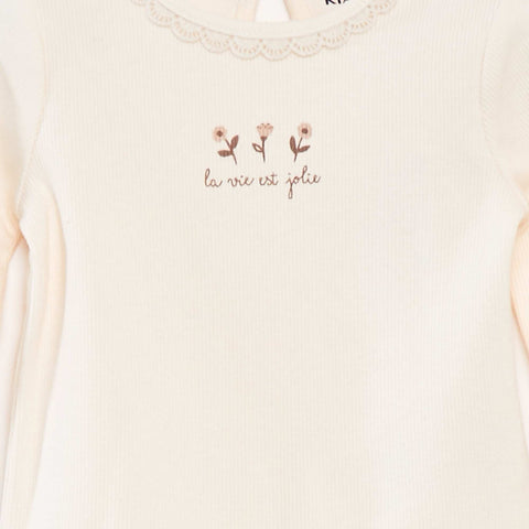 Ensemble t-shirt à manches longues + legging - 2 pièces