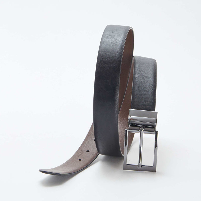 Ceinture à boucle réversible – NOIR – Kiabi Maroc